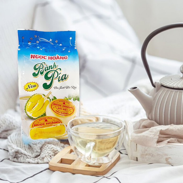 Bánh Pía đậu xanh sầu riêng